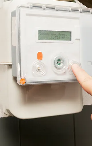 contatore del gas elettronico