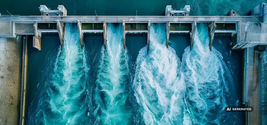 impianto idroelettrico per la produzione di energia alternativa ai combustibili fossili