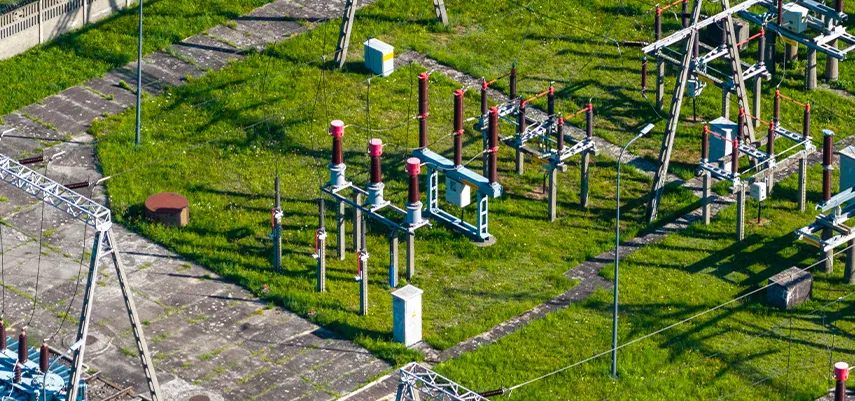 stazione di distribuzione dell'energia elettrica