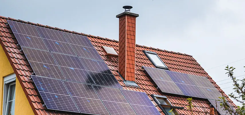 pannelli fotovoltaici installati sul tetto